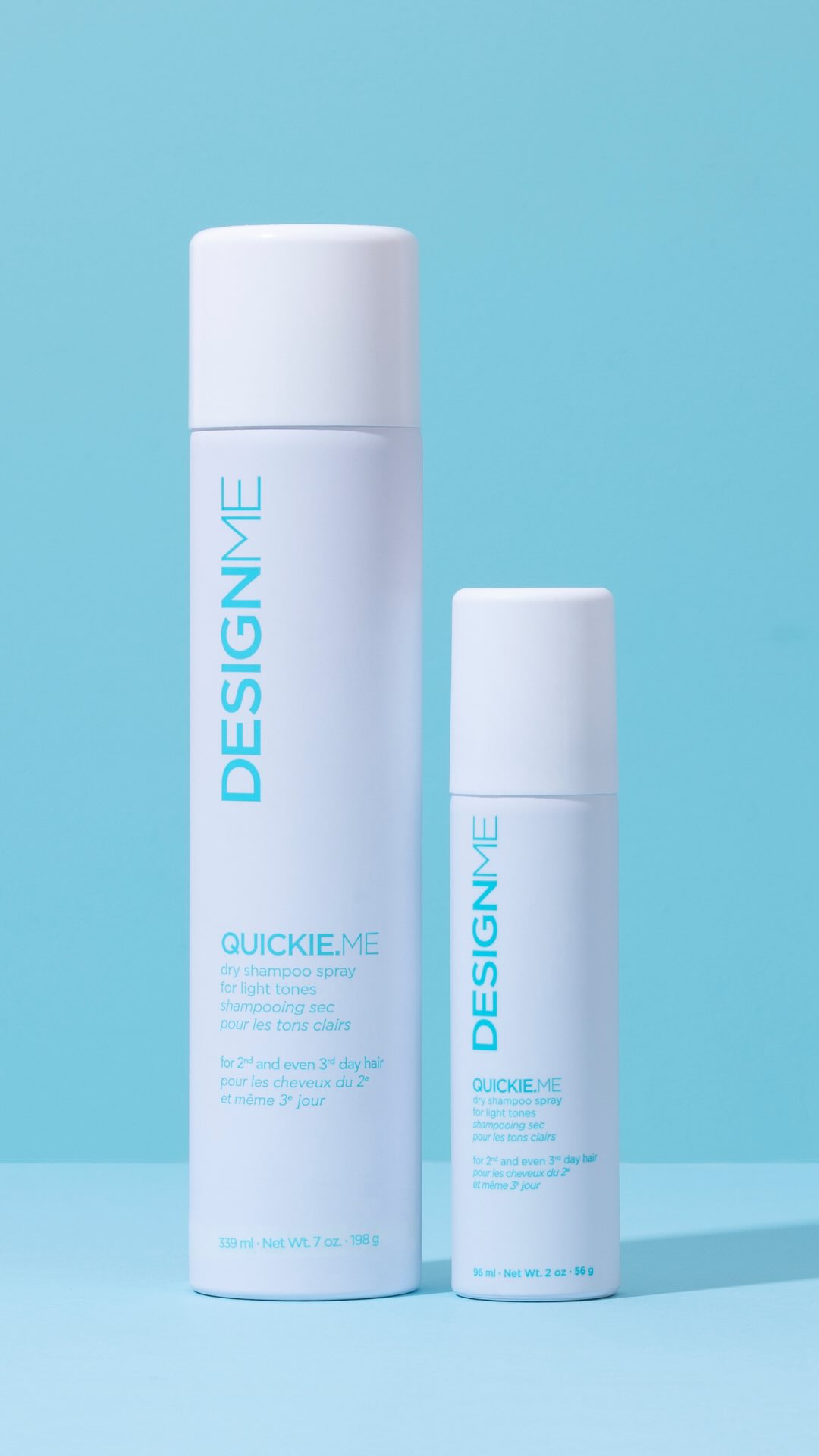 Instagram post by @mirroredbymarquie for DESIGNME Hair. Caption reads: Once you try @mirroredbymarquie’s dry shampoo....