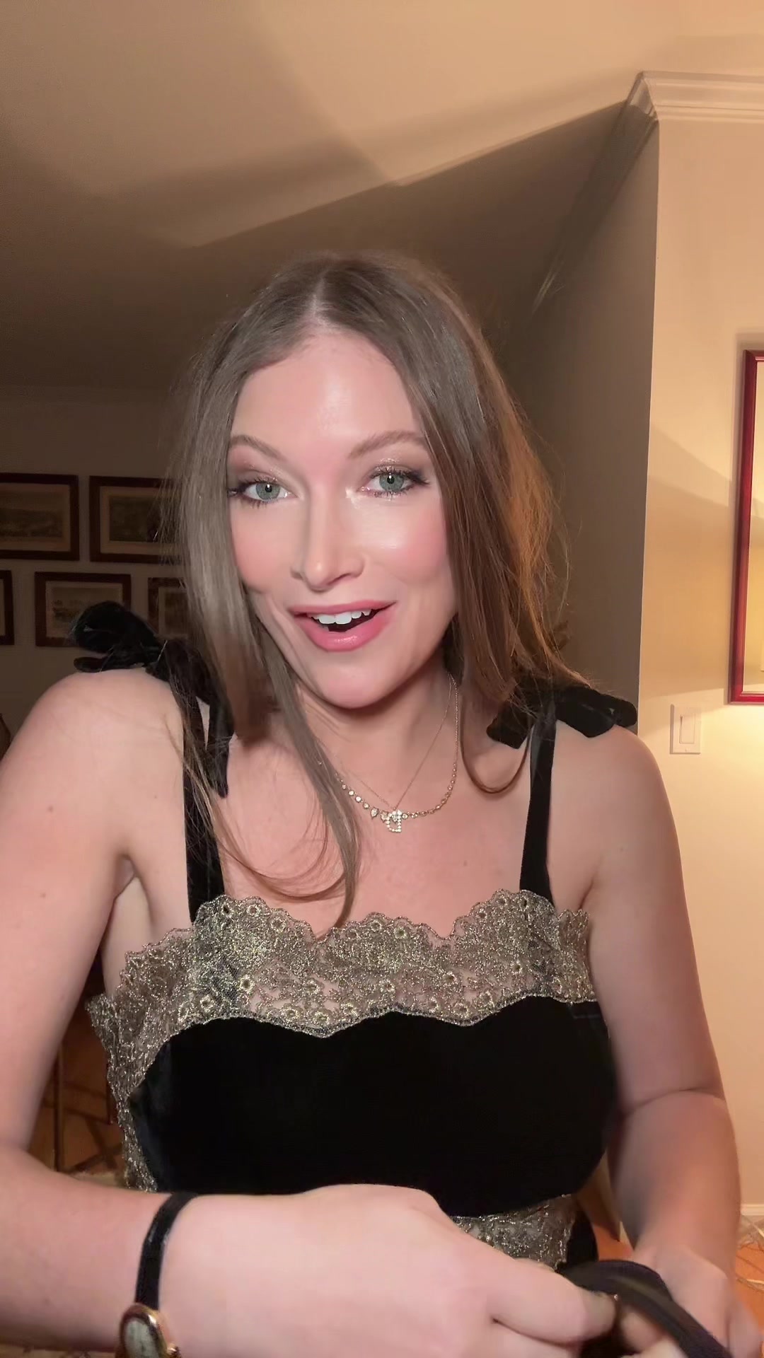 TikTok post by @diannacohen for Crown Affair. Caption reads: [...] NYC as a Sephora Brand Founder 🖤✨ @Crown....