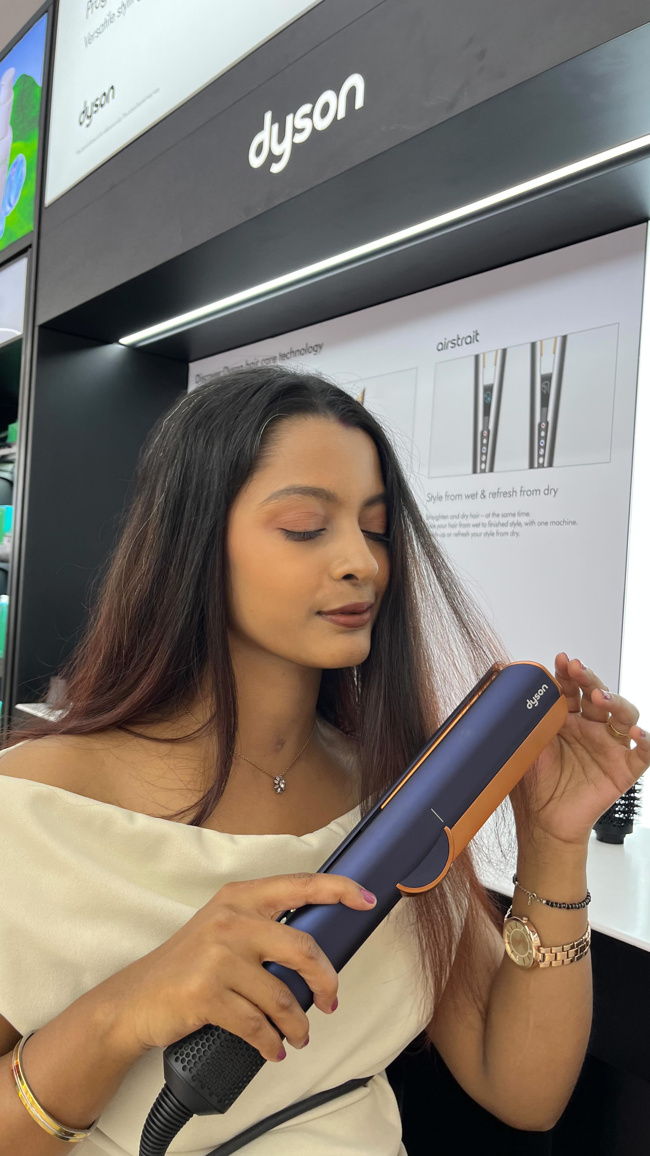 Instagram post by @xo.chandni for Croma. Caption reads: Innovation, performance, and design — all under....