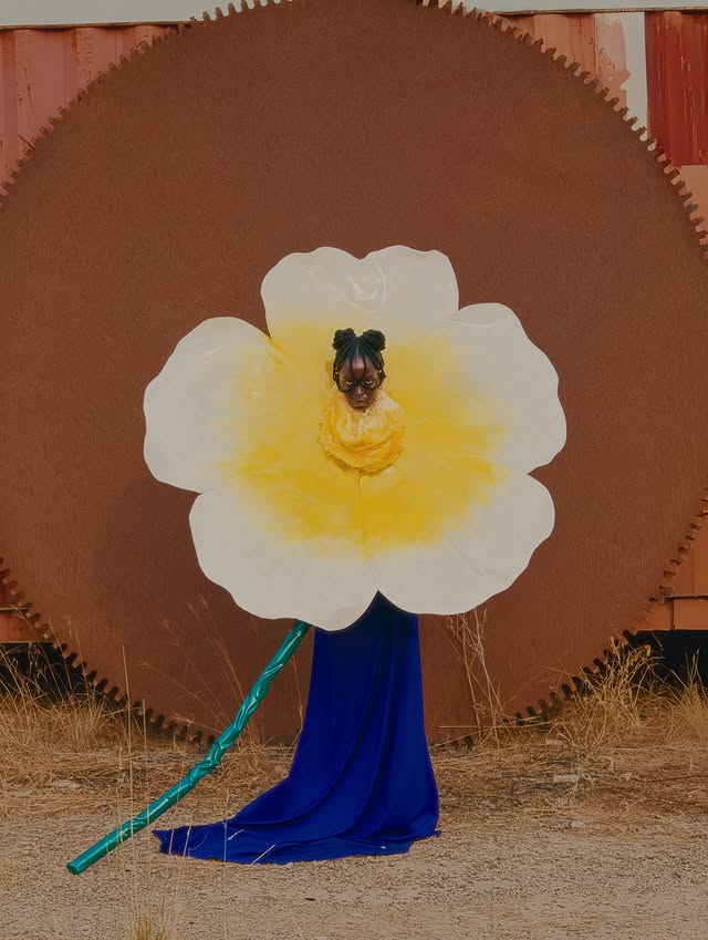 Instagram post by @kumafariia for Hasselblad. Caption reads: CONCRETE FLOWER II 🌼 For @oppo and @hasselblad by....