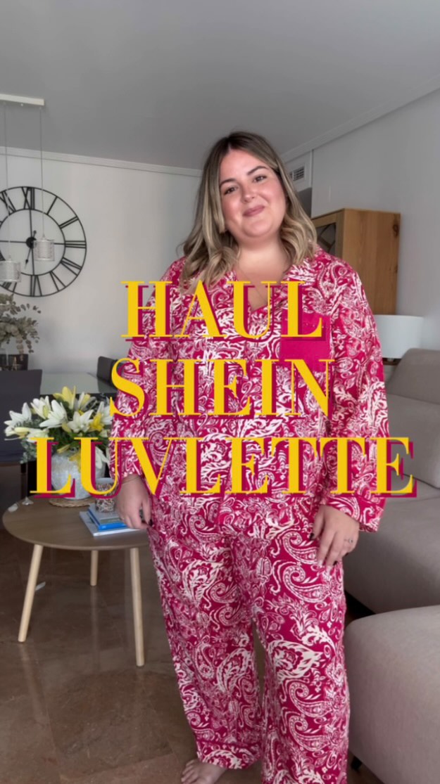 Instagram post by @lauramagdalenovlogs for Luvlette. Caption reads: TRY-on HAUL SHEIN @luvlette 💕

En mi canal de....