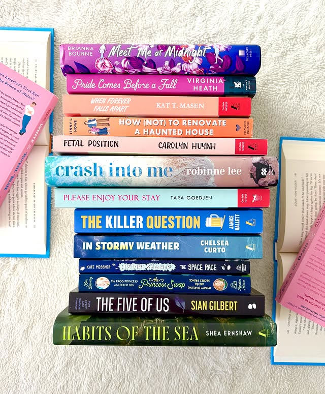 Instagram post by @karas_reads for Atria Books. Caption reads: [...] these #gifted copies!! #atriapartner....
