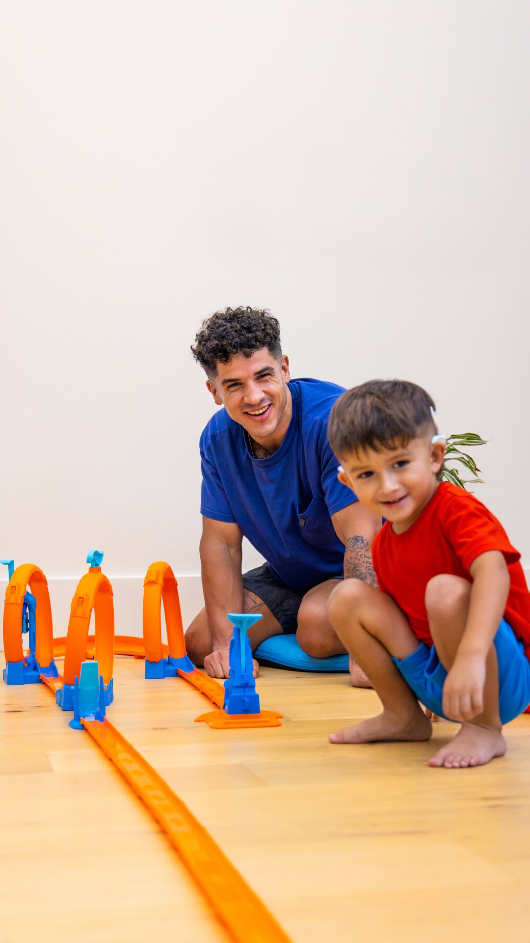 Instagram post by @nikovaldes for Hot Wheels. Caption reads: Playtime just got an upgrade 🚗💨 #ad. Neo can’t....