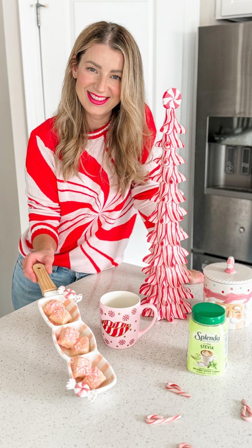 Instagram post by @pavlinarice for Splenda. Caption reads: [...] ½ cup fat-free evaporated milk, 1 cup....