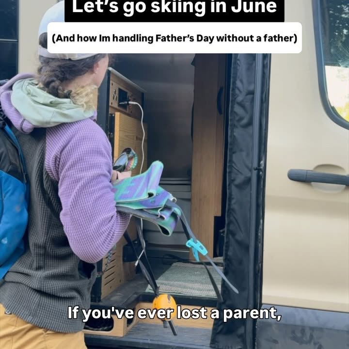 Instagram post by @rickiontheroad for Backcountry. Caption reads: There’s just something about getting out and doing....