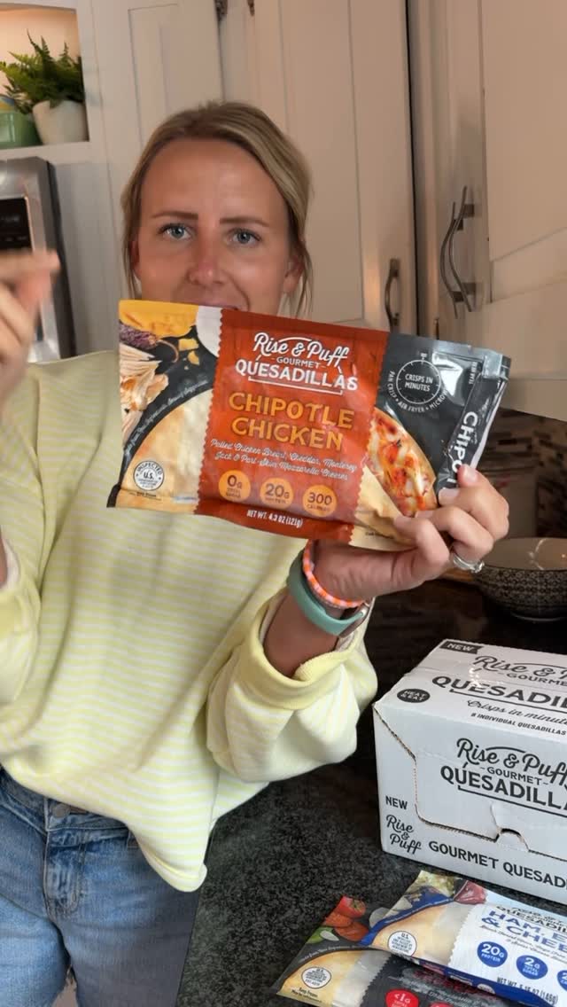 Instagram post by @lauren_stadler for Rise & Puff. Caption reads: Comment 🌮QUESADILLA🌮 to get the direct link to....