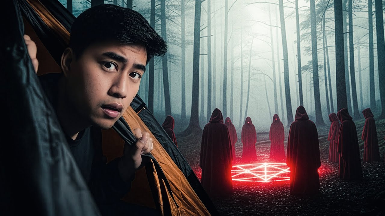 YouTube post by @SteveRonin for Ulanzi. Caption reads: We Camped Deep Inside America’s Most Haunted....