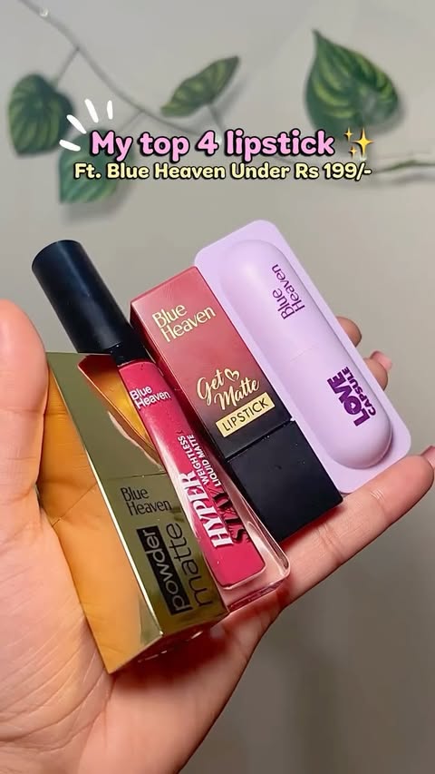 Instagram post by @skincare.by.anu for Blue Heaven Cosmetics. Caption reads: Comment for links 🔗 
you didn’t expect budget....