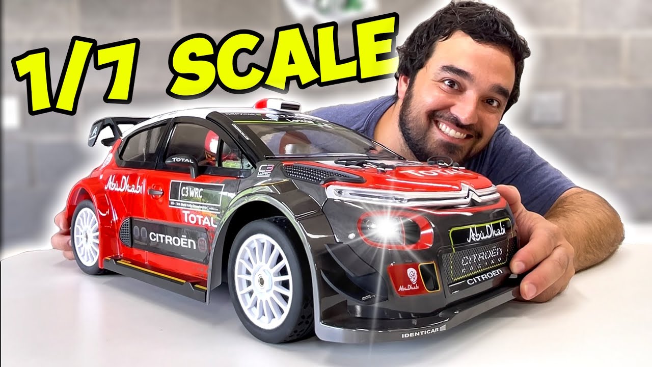 YouTube post by @DerbyCityRC for Banggood. Caption reads: MJX's BIGGEST & BADDEST HYPERGO RC Car Yet.