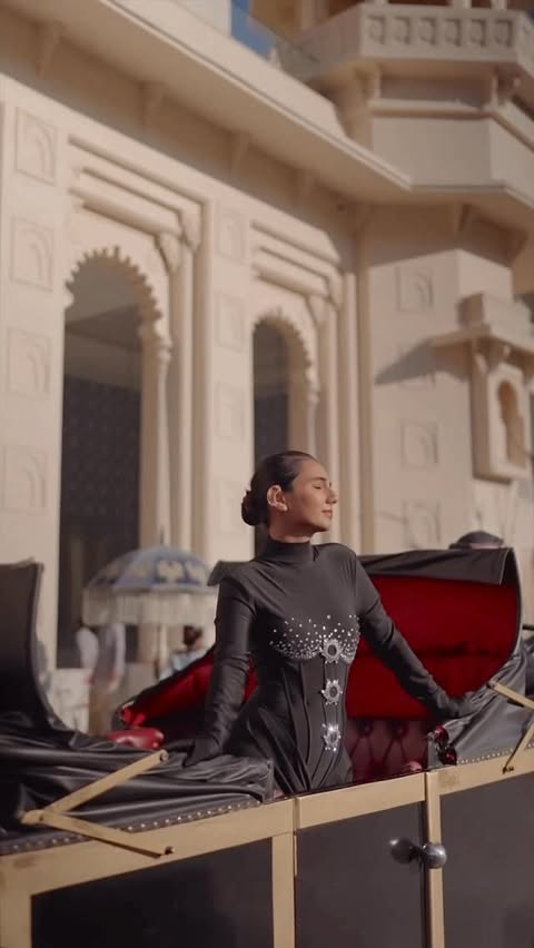 Instagram post by @masoomminawala for Fairmont Hotels & Resorts. Caption reads: A modern-day palace, where time slows down,....