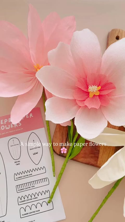 Instagram post by @mummy_and_my_three for Epson. Caption reads: [...] beautiful Paper flowers using our @epsonuk....