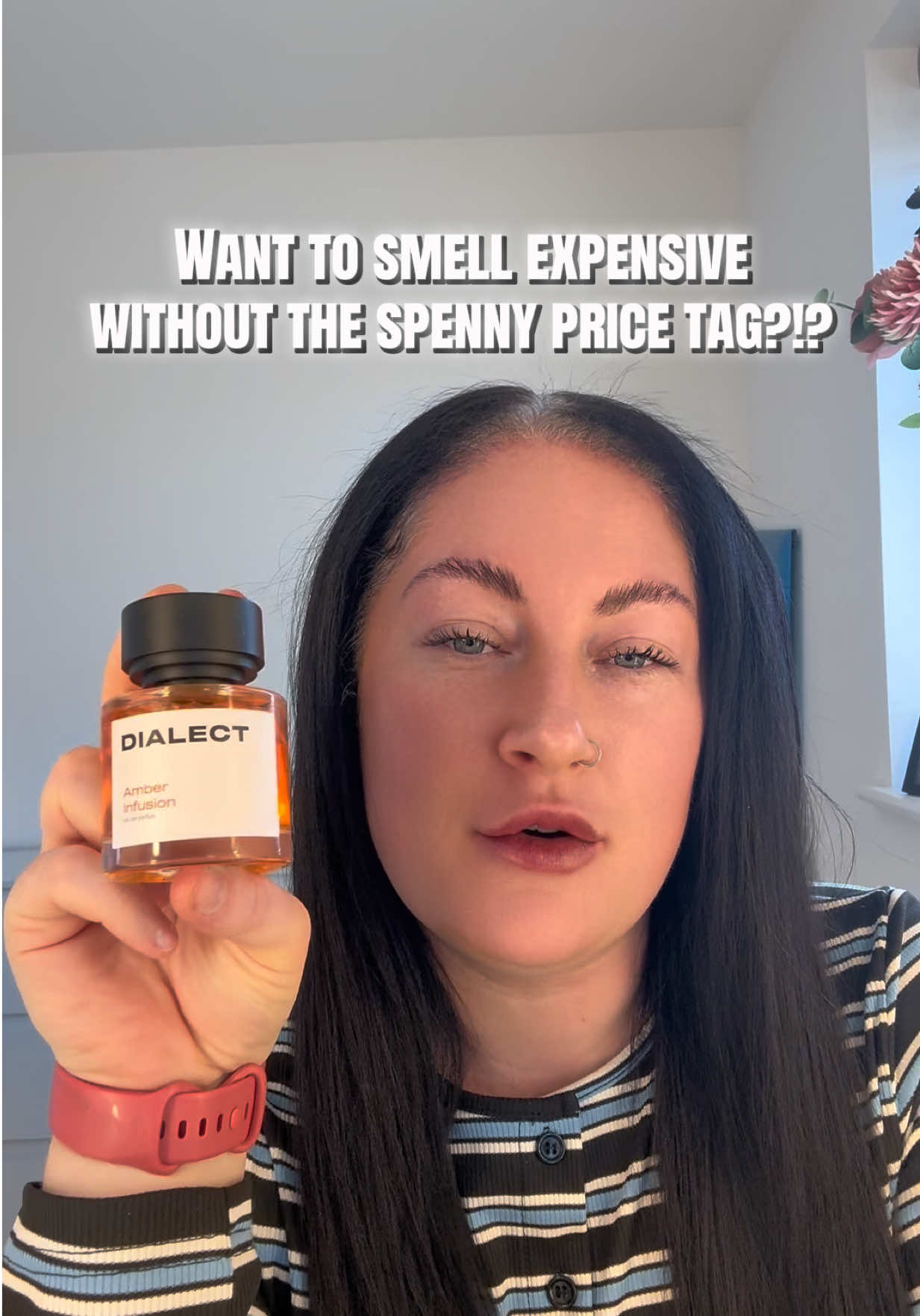 TikTok post by @hannahjayne for Dialect Södertälje. Caption reads: Do you live your expensive perfumes but hate the....