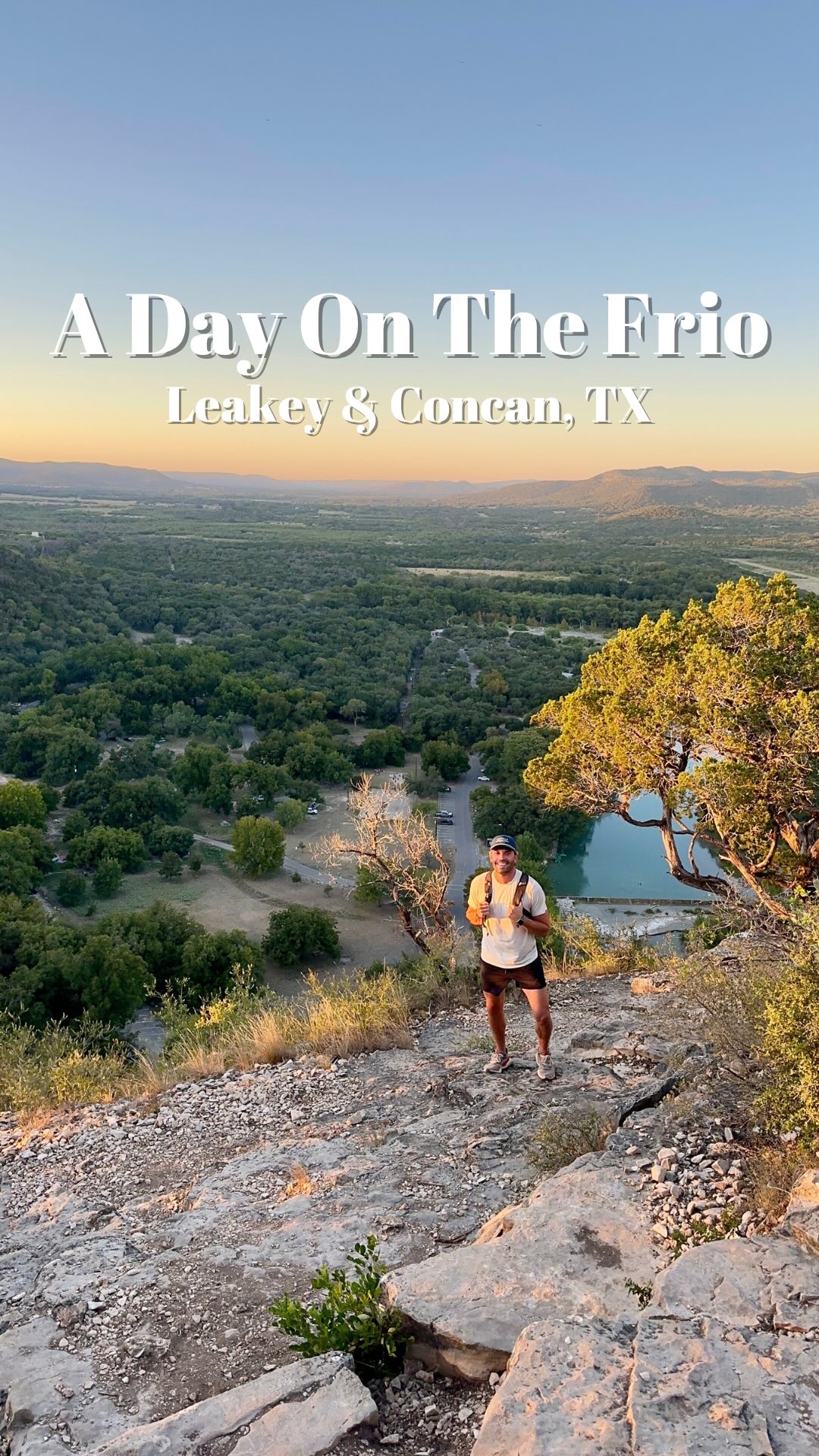 Instagram post by @jsorsby for Ekster. Caption reads: A day on the Frio River with @ekster. You can get....