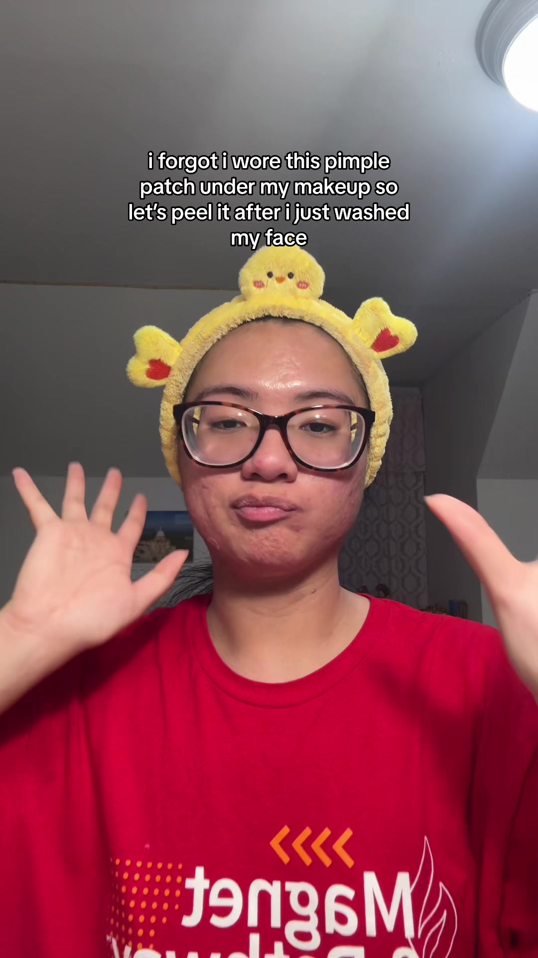 TikTok post by @jennileeashlee for Peace Out Skincare. Caption reads: i would’ve shown yall how good the....