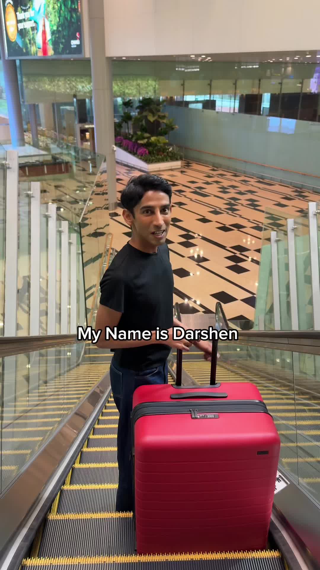 TikTok post by @kdarshen for Away. Caption reads: The surprise at the end I can’t 😭😭😭 @away....