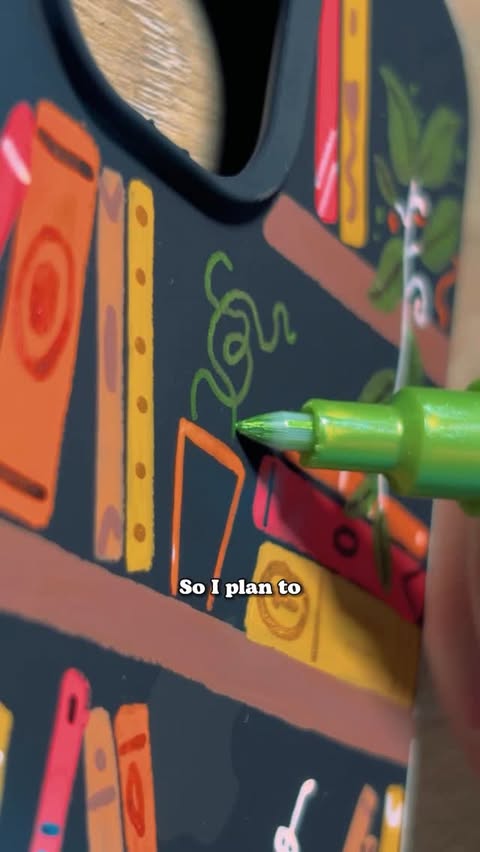 Instagram post by @lplucas for Printful. Caption reads: [...] create your own phone case with me.....