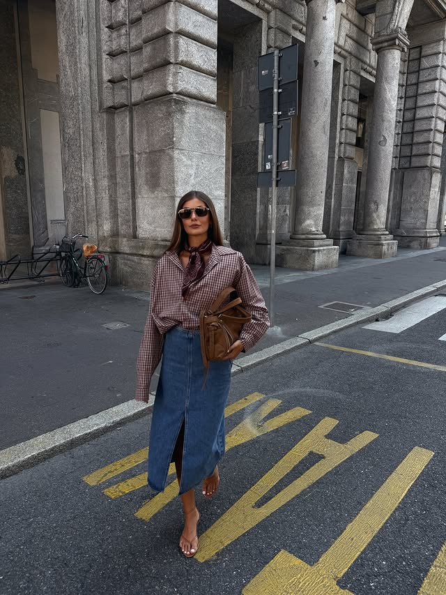 Instagram post by @valentina.brambilla for Zadig&Voltaire. Caption reads: City vibes 🗞️ In new Madison bag @zadigvoltaire....