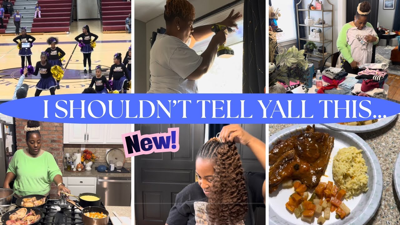 YouTube post by @ShyvonneMelanieTV for PINCHme. Caption reads: I SHOULDN'T TELL YALL THIS | CHEER BOWL + ULA HAIR....