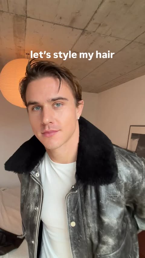 Instagram post by @hendrikgiesler for Maria Nila. Caption reads: [...] | Never a bad hair day in 2026 with....