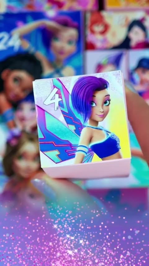 Instagram post by @winxcluball for Winx Club. Caption reads: DAY 4 🧚‍♀️ #WINXCLUB ADVENT CALENDAR #winx....