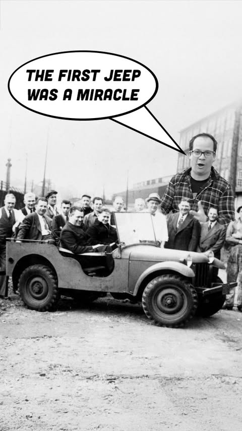 Instagram post by @theautopian for eBay Motors. Caption reads: The WWII Jeep is truly one of the greatest....