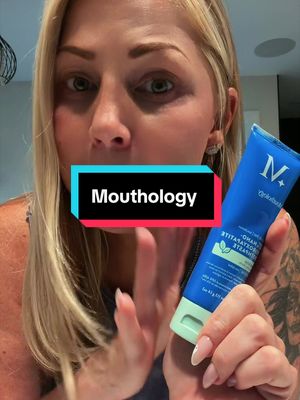 TikTok post by @nikkifay24 for Mouthology. Caption reads: @Mouthology #teeth #clean #oralhygiene #hygiene....