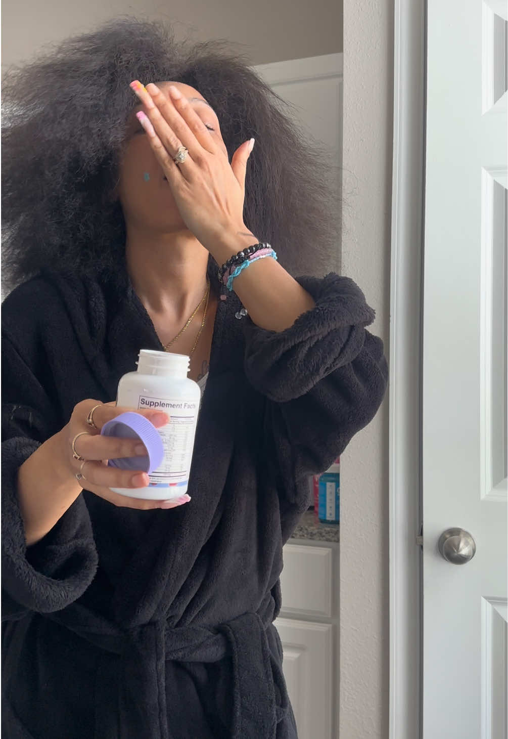 TikTok post by @jaterao92 for MaryRuth Organics. Caption reads: My doctor told me start taking a prenatal and I....