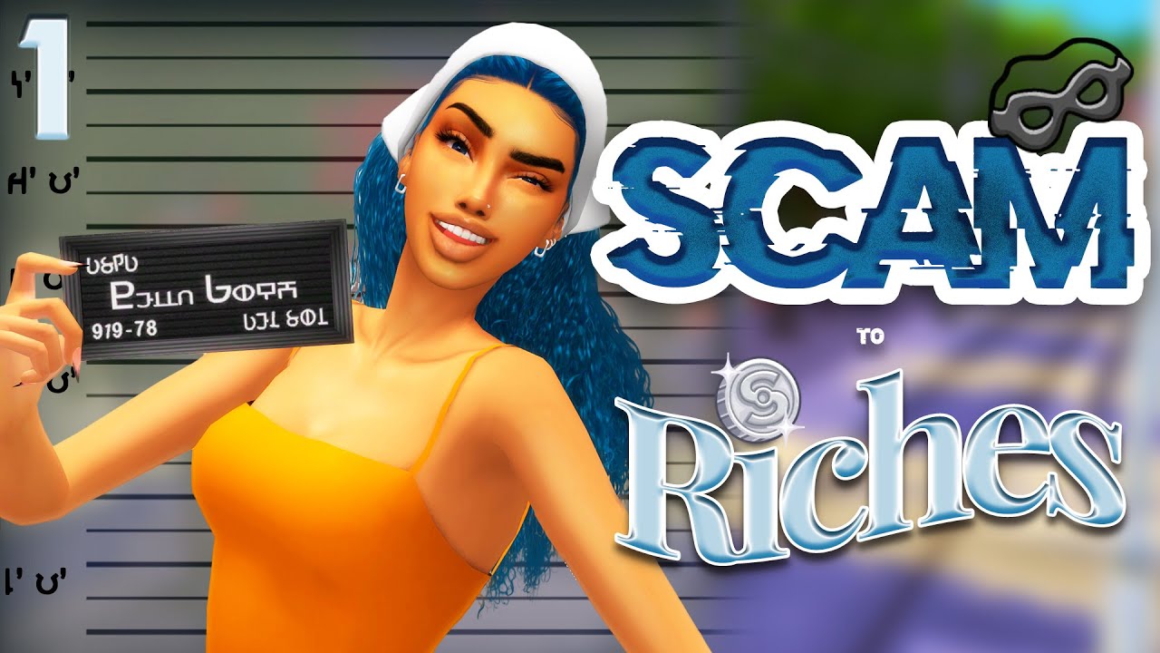 YouTube post by @DeeSimsYT for Tumblr. Caption reads: NEW LP 😈 SCAM TO RICHES 🤑 LONDON IS BACK #1 JUST....