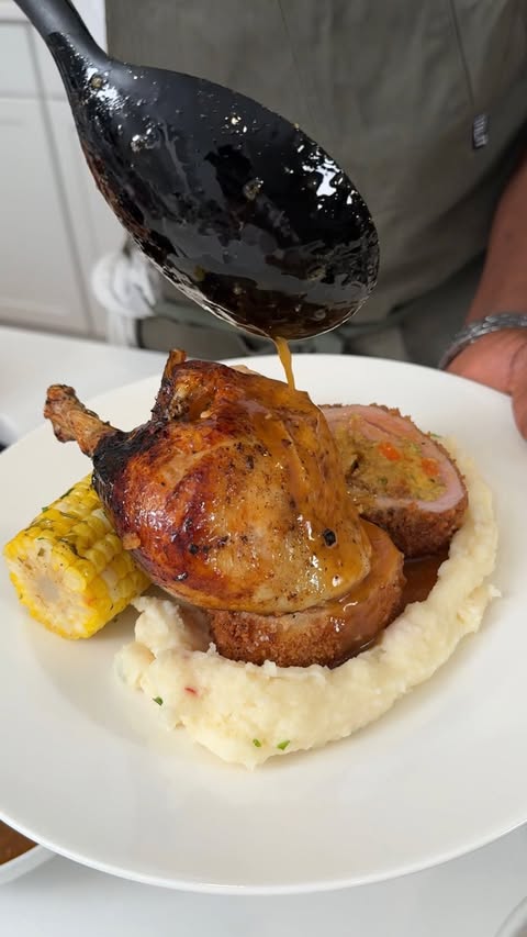 Instagram post by @dannygrubs for Amazon Fresh. Caption reads: Cooking up Friendsgiving with $100 thanks to....