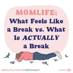 Instagram post by @momlife_comics for Pranamat. Caption reads: I promise you, I WILL NOT be one of those moms....