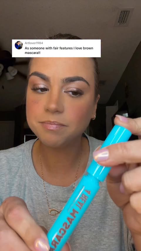 Instagram post by @kendallsmith904 for Babe Original. Caption reads: Brown mascara for the win 🙌🏼 and the serum is....