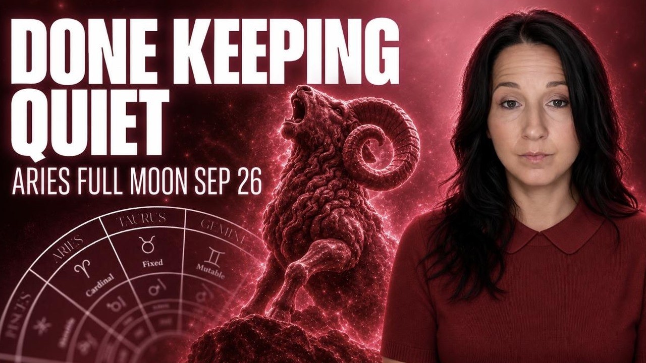 YouTube post by @LisaSalvatore for Otter Spirit. Caption reads: Chiron Returns, Libra Season Arrives, Full Moon....