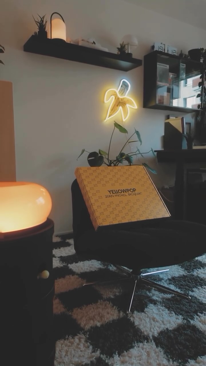 Instagram post by @homebody.jerome for Yellowpop. Caption reads: [...] to show you my first official collab.....