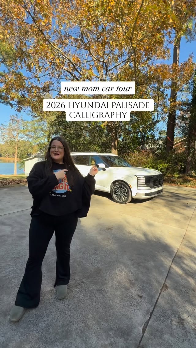 Instagram post by @mariannesoutherland for Hyundai USA. Caption reads: New car day 🤍 I finally made the switch to the....