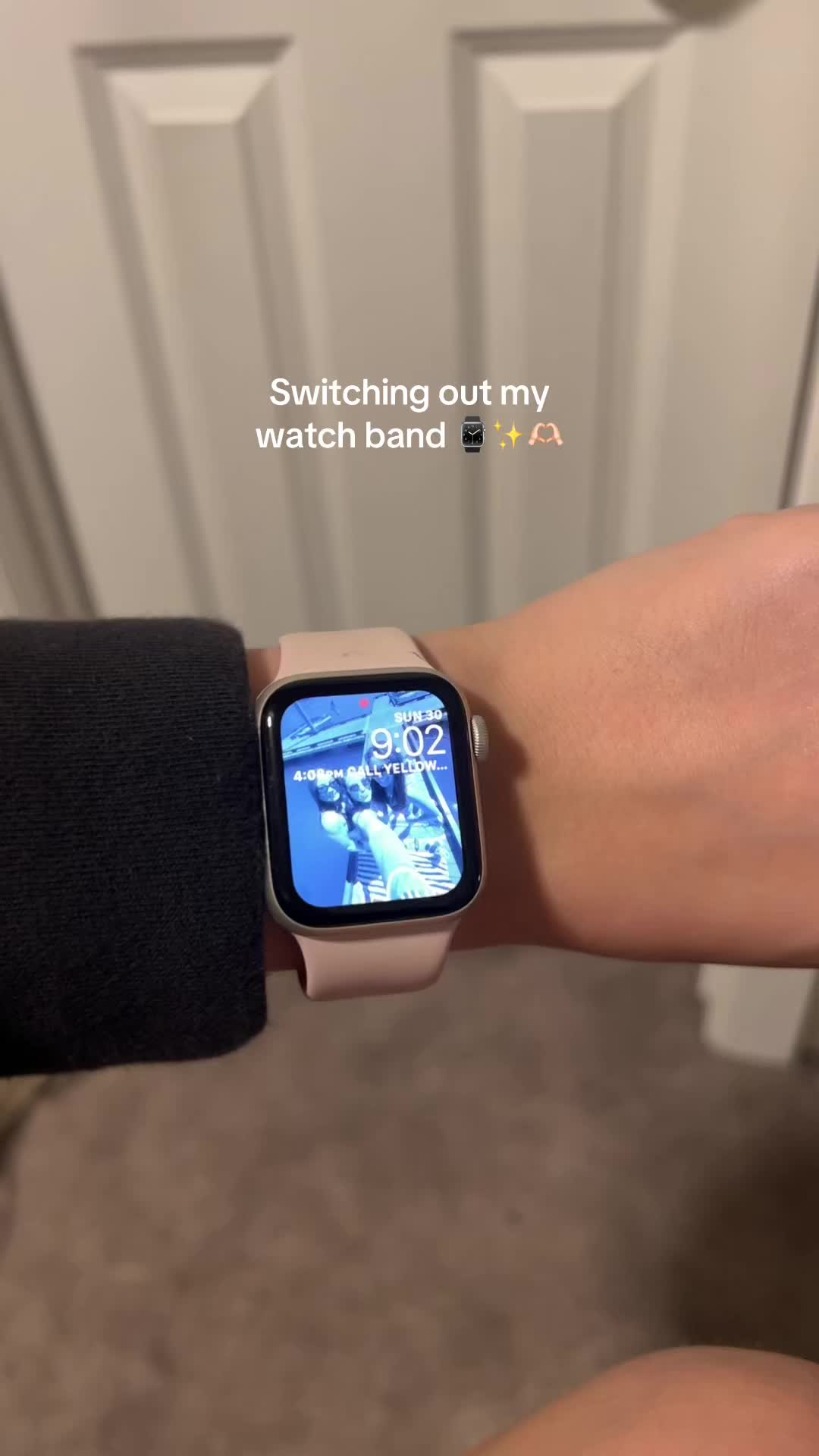 TikTok post by @tts.sav.tutty for Solace Bands. Caption reads: @Solace Bands #watchband #foryou #applewatchband....