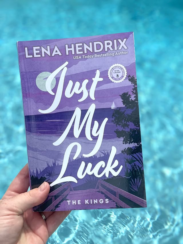 Instagram post by @beach.reading for Kensington Books. Caption reads: [...] Thank you @authorlenahendrix....