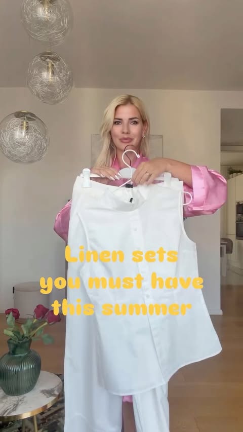 Instagram post by @zajkagenia for stylewe.com. Caption reads: The lino summer from @stylewe 🫶🏻 🛍️ Use my....