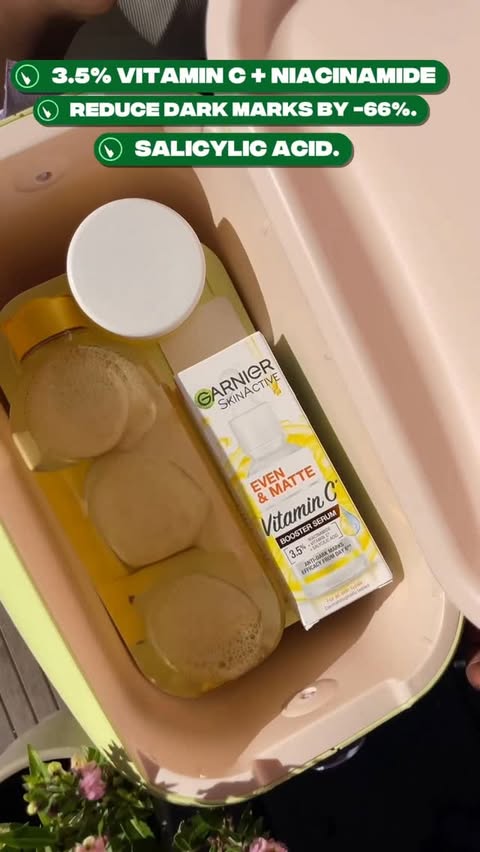 Instagram post by @luyanda_dando for Garnier South Africa. Caption reads: Bright days start with @garnier_sa Vitamin C....