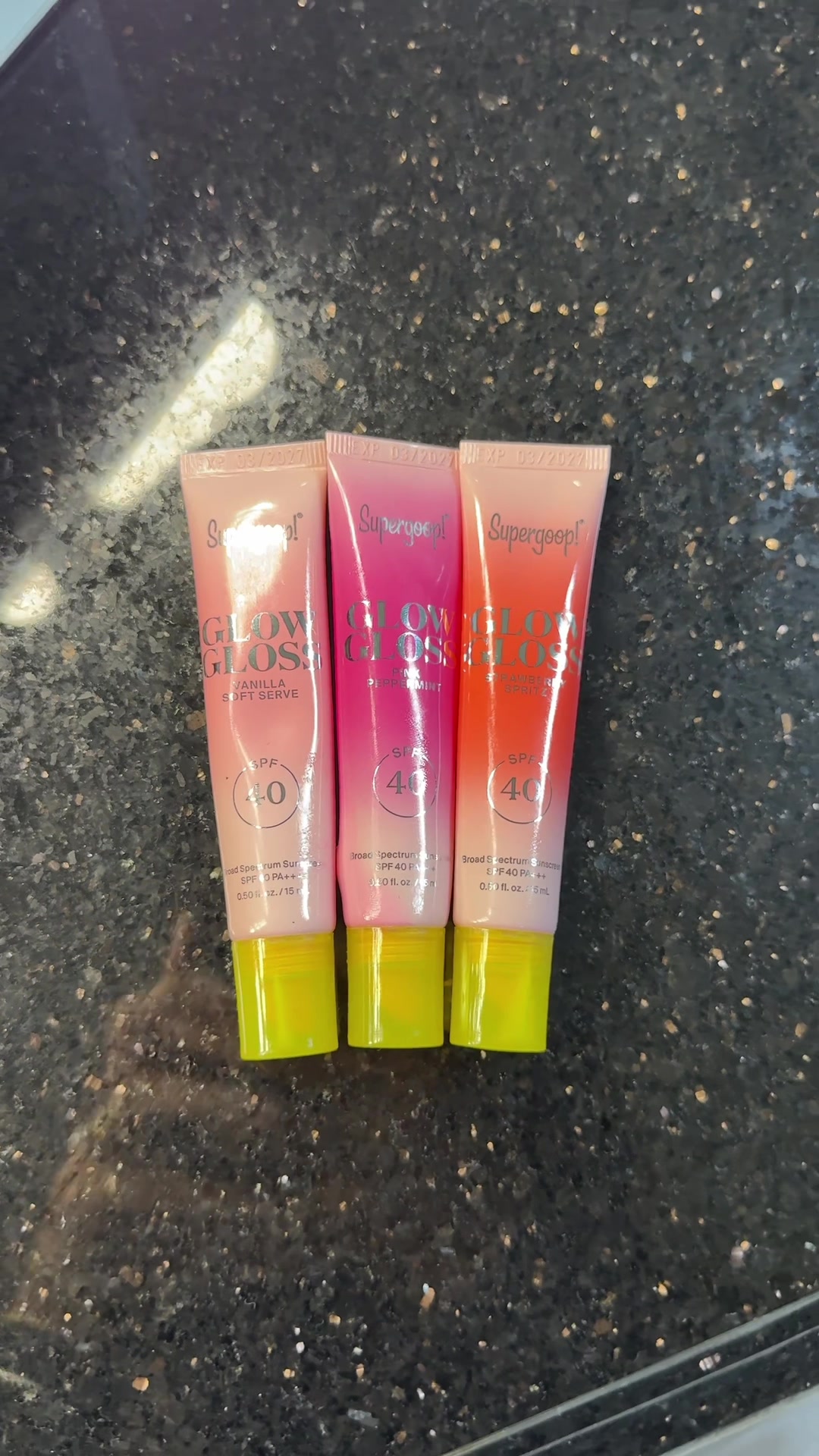 TikTok post by @just.jully for Supergoop. Caption reads: I can finally say it AHHH! @Supergoop launched....
