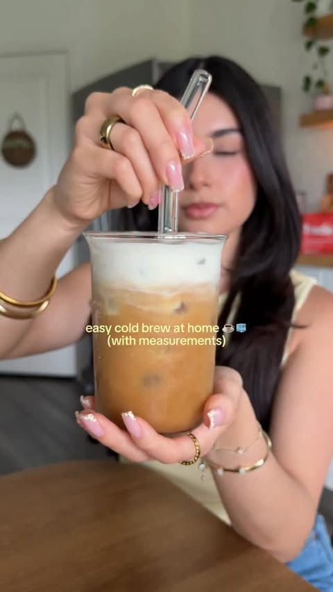 Instagram post by @charlize_perezz for Trade Coffee. Caption reads: [...] New summer iced coffee unlocked with....