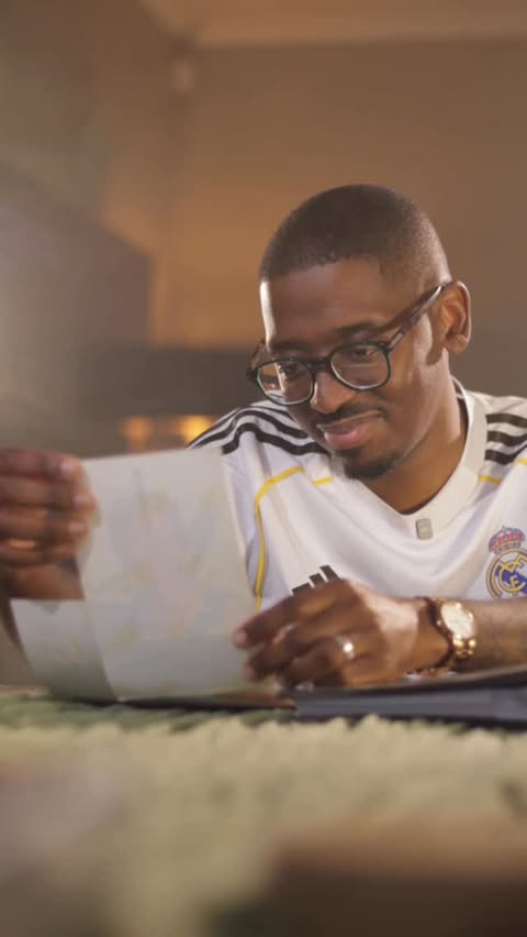 Instagram post by @sibumpanza for NIVEA MEN. Caption reads: The NIVEA Men Deep x Real Madrid special-edition....