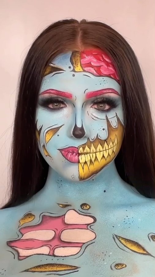 Instagram post by @emilytembymakeup for Snazaroo. Caption reads: [...] am so happy to be working with....