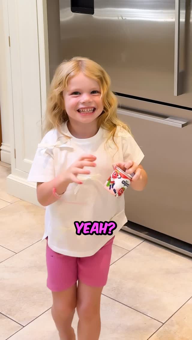 Instagram post by @dadvgirls for Alpro. Caption reads: AD @alpro Kids is my new go-to #healthshortcut to....