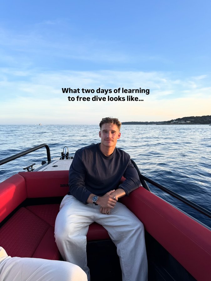 Instagram post by @jwarnockk for Tudor Watch. Caption reads: [...] days in the South of France with @tudorwatch....