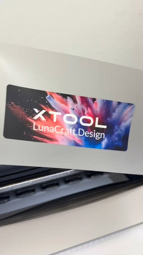 Instagram post by @lunacraft.design for xTool. Caption reads: xTool Apparel Printer – A New Era of Apparel [...].