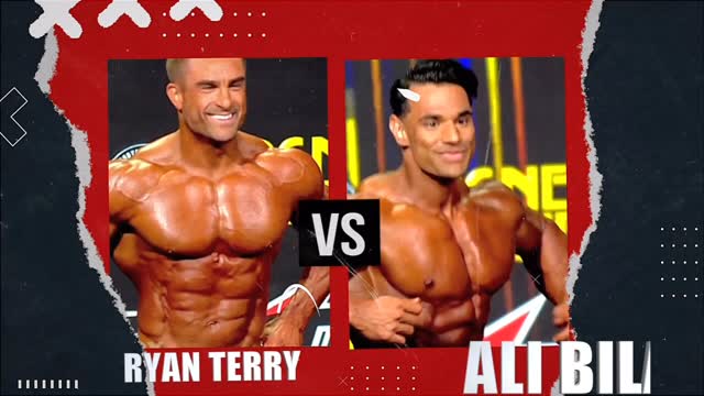 Instagram post by @jake_wood_media for FLEX Magazine. Caption reads: The Top 5 Fiercest Rivalries at the 2025 Mr....