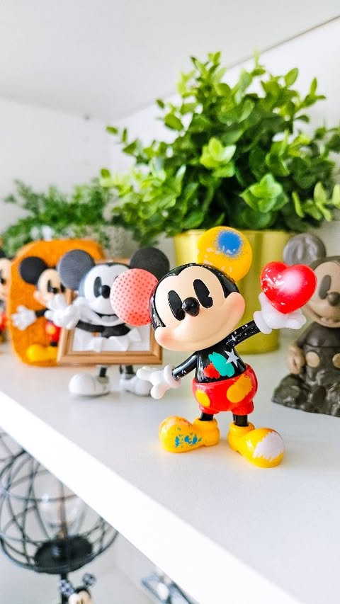 Instagram post by @saradisneygirl for Pop Mart. Caption reads: [...] Boundless Creativity Series Figures by....