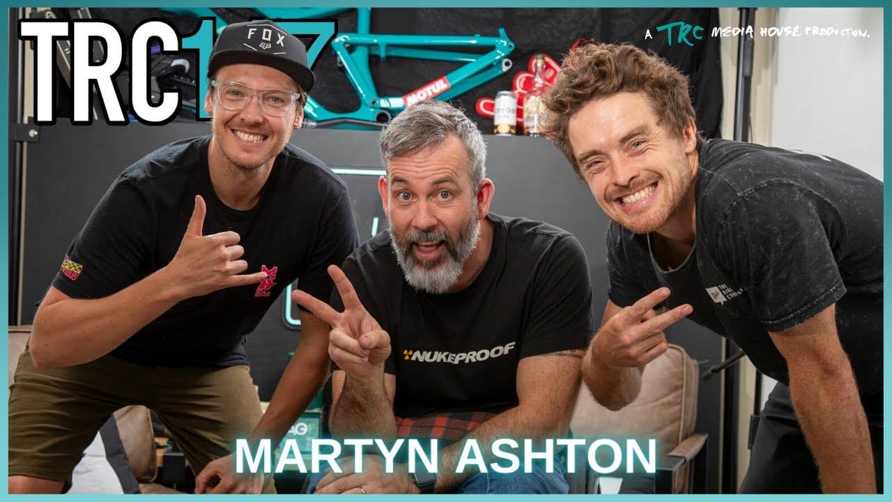 YouTube post by @TheRideCompanion for Compex. Caption reads: Martyn Ashton's inspiring ride through life,....