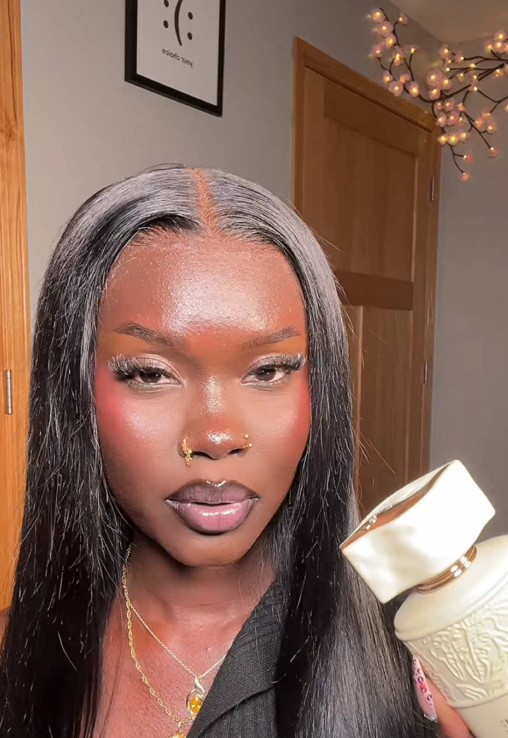 TikTok post by @anywaa.barbiee for Beauty House. Caption reads: [...] EDENO for money off your purchase 💋....