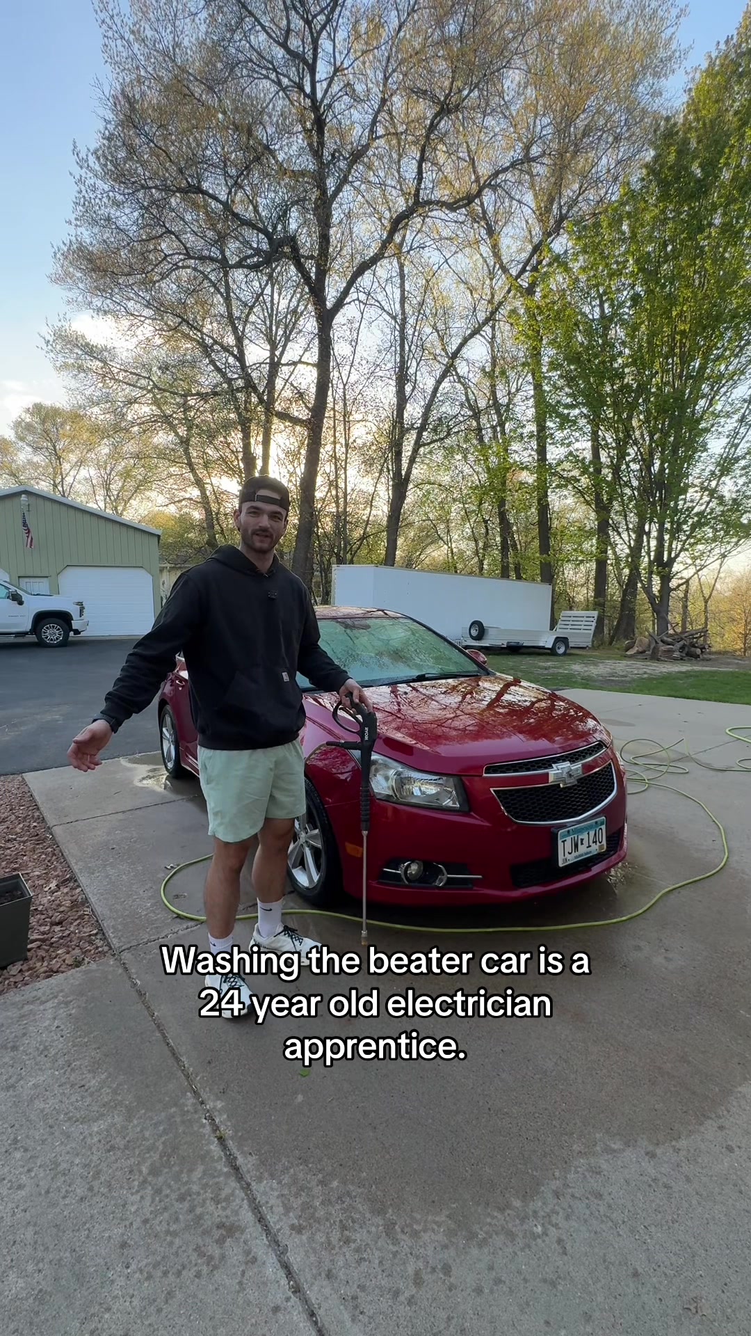 TikTok post by @billywasfat for Blackline Car Care. Caption reads: @Moxy Performance @Blackline #billywasfat....